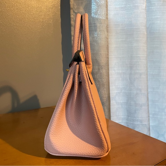 Genuine Leather Top Handle Bag - Picture 5 of 12